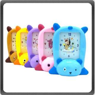 Cute Cartoon Animal Alarm Clock+Coin Bank Money Box New  