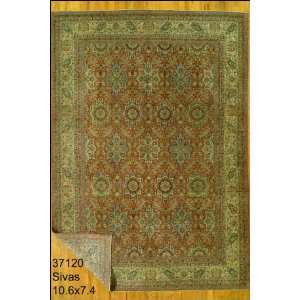    7x10 Hand Knotted Sivas Turkey Rug   75x108