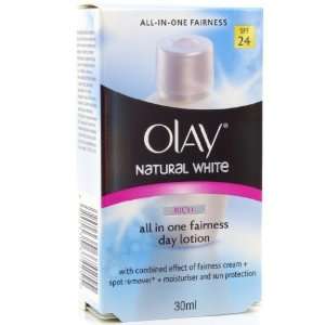  Olay Natural White All in One Fairness Day Lotion SPF 24 