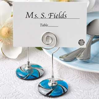 Murano Glass Collection Place Card Holders Wedding Favors  