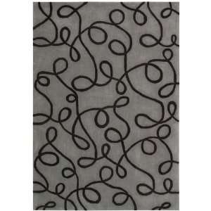  Nourison Citi Limits Grey Contemporary Loops 5 x 76 Rug 