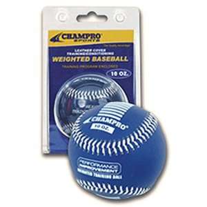  Champro Weighted Training Baseballs BLUE 10 OZ. NO 