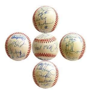  1999 Tampa Bay Devil Rays Team Autographed Baseball   20 