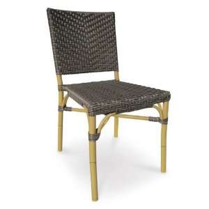  Unga All Weather Wicker Side Chair Patio, Lawn & Garden