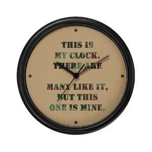  This is My Military Wall Clock by 