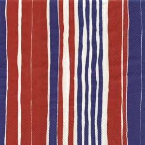 Solo Red Blue Red Paper Lunch Napkin 