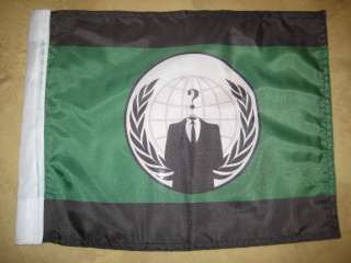 Anonymous Protest Flag Banner 15x12 Occupy Wallstreet 99%  