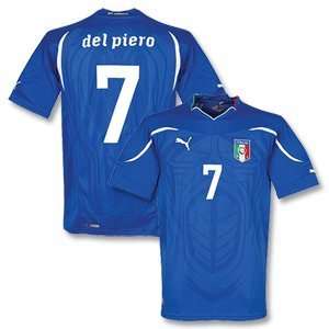  10 11 Italy Home Jersey + Del Piero 7