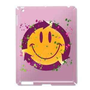    iPad 2 Case Pink of Recycle Symbol Smiley Face 