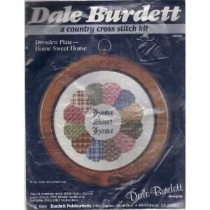  DRESDEN PLATE HOME SWEET HOME CROSS STITCH KIT DALE 