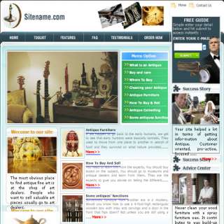 Profitable Antique Collection Website Business for sale  