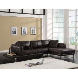  CR Tribeca Modern Leather Sectional Sofa