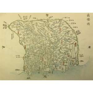  Yoshimoto Map of Inaba no Kuni (1834)