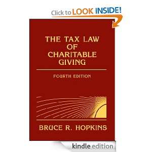 The Tax Law of Charitable Giving Bruce R. Hopkins  Kindle 