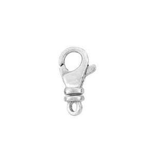  Sterling Silver Swivel Curved Lobster Clasps 13.5mm (1 