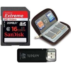  Sandisk 16GB SD SDHC Extreme HD Video Memory Card Class 6 