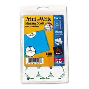  Avery Print or Write Mailing Seals AVE05248 Office 