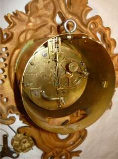 Bronze SERPENT CARTEL WALL CLOCK c1880 NoRes  