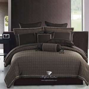   Cotton Duvet Cover  Modern Waves Jacquard Collection
