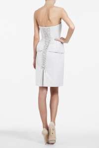 BCBG Max azria AVANTI STRAPLESS Cocktail DRESS with a back lace up 