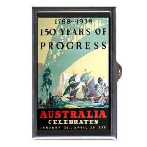 Australia 1938 Travel Poster Coin, Mint or Pill Box Made 
