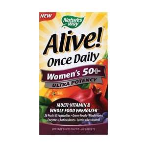 Alive Supplements Once Daily Women 50+ 60 Tab Beauty