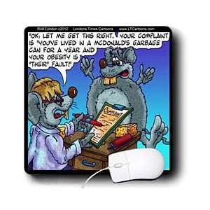   Rodent Fast Food Law Suite Funny Gifts   Mouse Pads Electronics