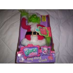   Seuss How the Grinch Stole Christmas Sing Along Grinch Toys & Games