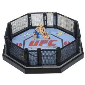 UFC Ultimate Fighting Jakks Pacific DELUXE Ring Official Scale Octagon 