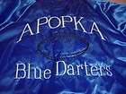 new apopka blue darters football blue satin jacket 