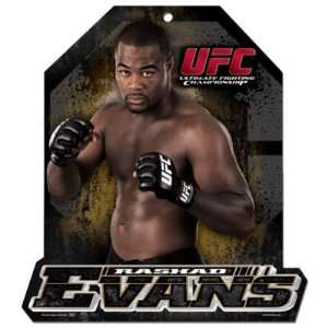  UFC RASHAD EVANS OFFICIAL LOGO 11x9 WOOD SIGN Sports 