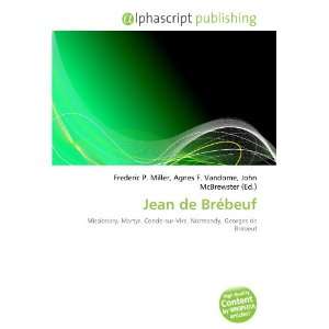  Jean de Brébeuf (9786133893245) Books