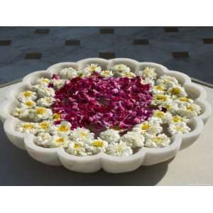  Marble Bowl with Floating Flowers, Shiv Niwas Palace, Udaipur 