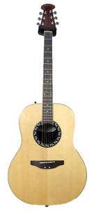 Applause AA21 Acoustic Guitar Deep Bowl, Spruce Top, Natural, FREE 