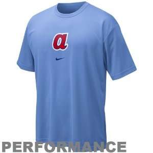  Nike Atlanta Braves Light Blue NikeFIT Logo Performance T 