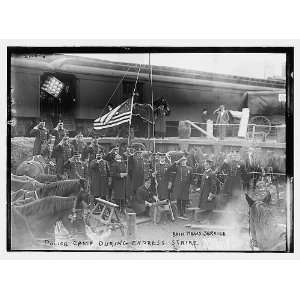  Photo Police camp during express strike 1900