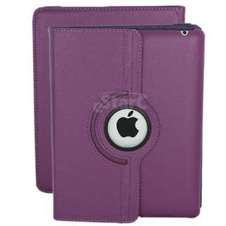 brand new purple leather case for apple ipad 2g this