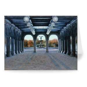 Autumn in New York I, 1986 (oil on panel)    Greeting Card (Pack of 