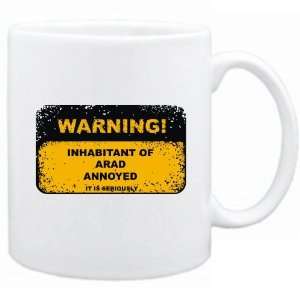  New  Warning  Inhabitant Of Arad Annoyed  Romania Mug 