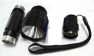 Ultrafire C8 CREE Q5 LED 390 Lumen Flashlight 5 Modes+ 18650 3000mAh 