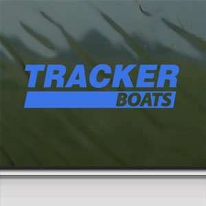  Tracker Boats Blue Decal BOAT CRUISER Truck Window Blue 