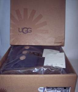 UGG Australia 1873 New In Box Size 5 Bailey Button Triplet Boots Navy 