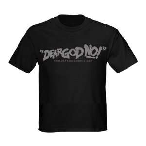  DEAR GOD NO Grey Logo T Shirt X Large 