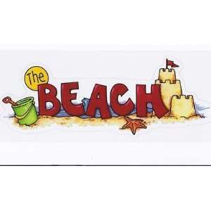  THE BEACH   1 Piece  Stickers by EK Success Everything 