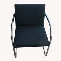 Knoll Mies Van Der Rohe Brno Stainless Steel Chairs  