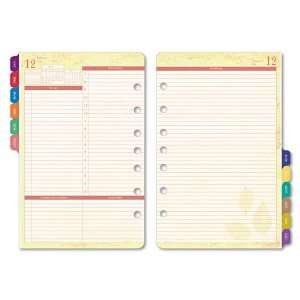   monthly tabs add flare to daily planning.  