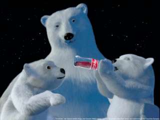 Coke Polar Bear Plush Toy Family Coca Cola Lot Soda Stuffed Animal 