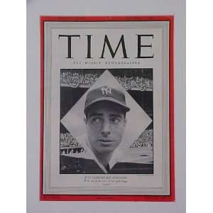 Joe Dimaggio New York Yankees October 14 1948 Time Magazine Fabulous 