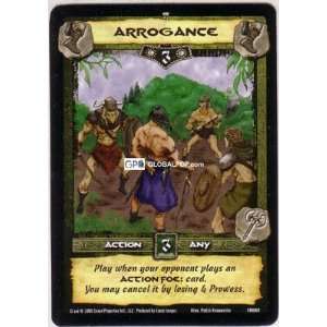  Conan CCG #069 Arrogance Single Card 1R069 Toys & Games