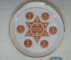 Huge Brass Passover Seder Plate Morocco Ca 1900 Judaica items in 